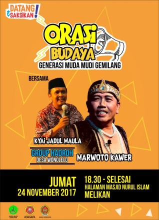 Orasi Budaya Bareng Marwoto Kawer dan Ky Jadul Maula