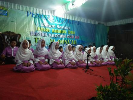 Pengajian Khotmil Qur'an TPA Al Qonaah dusun Kedungrejo