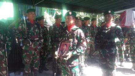 Sebuah Tembakan Salvo Iringi Pemakaman Anggota Veteran Desa Wonolelo