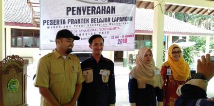 Penyerahan Peserta Praktek Belajar Lapangan Stikes Surya Global Yogyakarta
