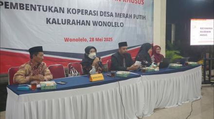 Musyawarah Kalurahan Khusus (Muskalsus) dalam rangka pembentukan Koperasi Desa Merah Putih